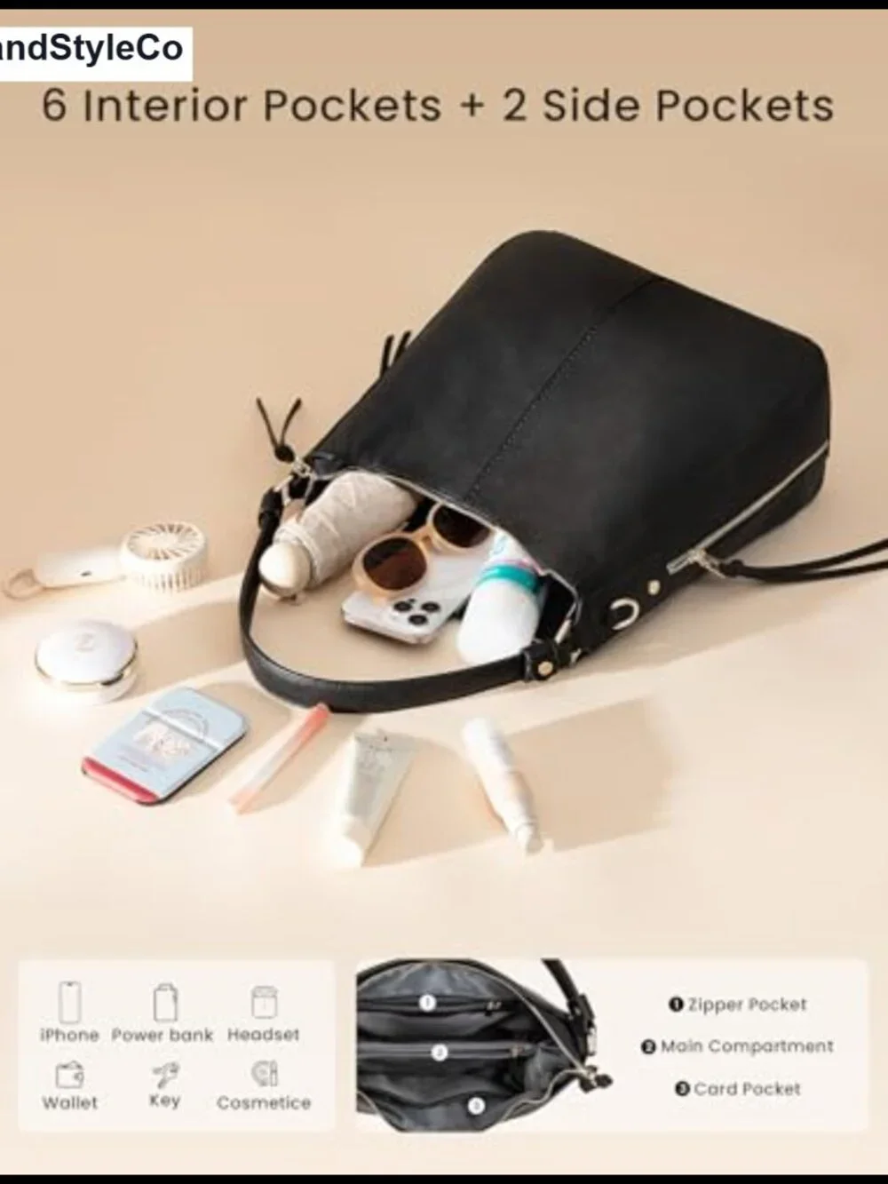 Hobo Crossbody Bag Women Designer Shoulder Purse Faux Leather Tassel Large